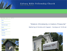 Tablet Screenshot of finesvillebfc.org